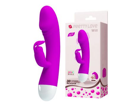 Wibrator króliczek Pretty Love Will USB 30 trybów 18 cm