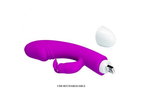 Wibrator króliczek Pretty Love Will USB 30 trybów 18 cm - 9