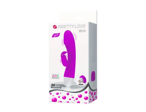 Wibrator króliczek Pretty Love Will USB 30 trybów 18 cm - 11