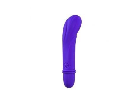 Mini wibrator silikonowy Universe Secret Flower fioletowy