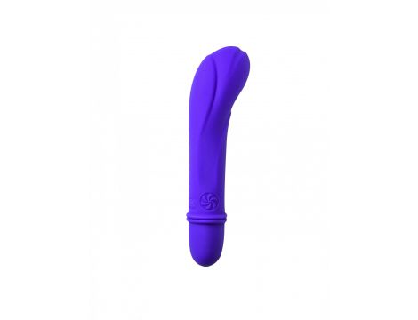 Mini wibrator silikonowy Universe Secret Flower fioletowy - 3