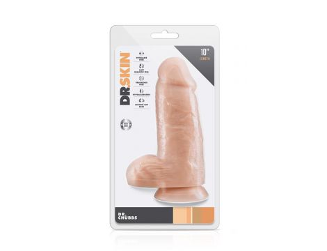 Dildo realistyczne Blush Dr Chubbs waniliowe 25 cm PVC - 2
