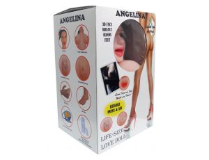 Lalka dmuchana Angelina 3D wibrująca LaLa