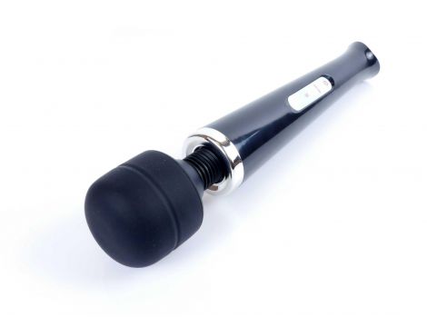 Stymulator łechtaczki Magic Wand silikonowy czarny USB 10 funkcji - 2