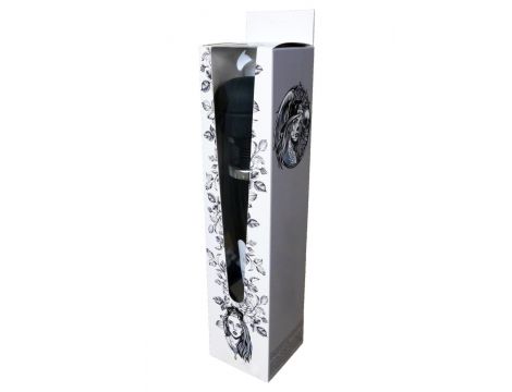 Stymulator łechtaczki Magic Wand silikonowy czarny USB 10 funkcji - 8