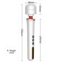 Stymulator łechtaczki super mocny silikonowy czarny USB B Series Magic - 10