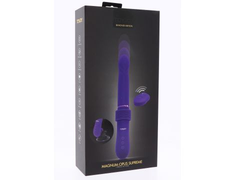 Wibrator ToyJoy Magnum Opus Supreme Thruster 2 fioletowy 31 cm - 2