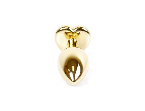 Plug-Jewellery Gold  Heart PLUG- Light Blue - 5