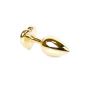 Plug-Jewellery Gold  Heart PLUG- Light Blue - 4