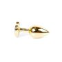 Plug-Jewellery Gold  Heart PLUG- Light Blue - 5