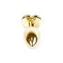Plug-Jewellery Gold  Heart PLUG- Light Blue - 6