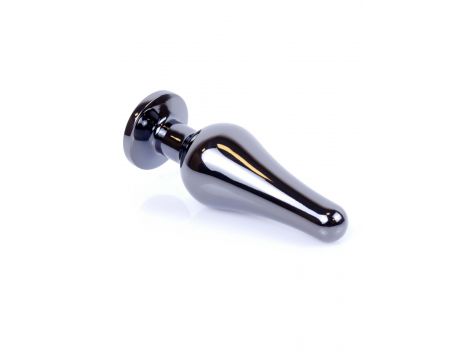 Plug-Jewellery Dark Silver BUTT PLUG- Purple - 3