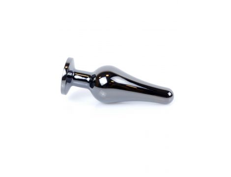 Plug-Jewellery Dark Silver BUTT PLUG- Purple - 4