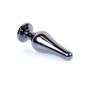 Plug-Jewellery Dark Silver BUTT PLUG- Purple - 4