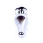 Plug-Jewellery Silver BUTT PLUG- Clear - 6