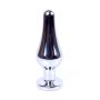 Plug-Jewellery Silver BUTT PLUG- Clear - 7