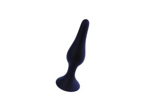 Korek analny silikonowy BOSS czarny mały 10 cm