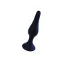 Korek analny silikonowy BOSS czarny mały 10 cm - 2
