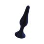 Korek analny silikonowy BOSS czarny średni 11 cm - 2