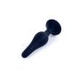Korek analny silikonowy BOSS czarny średni 11 cm - 4