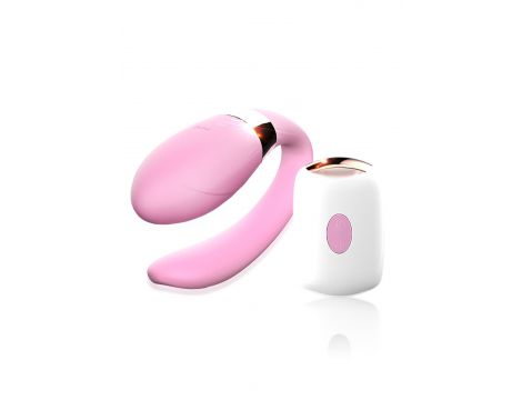 Stymulator V Vibe różowy silikonowy USB z pilotem B Series Smart - 3
