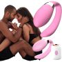 Stymulator V Vibe różowy silikonowy USB z pilotem B Series Smart - 2