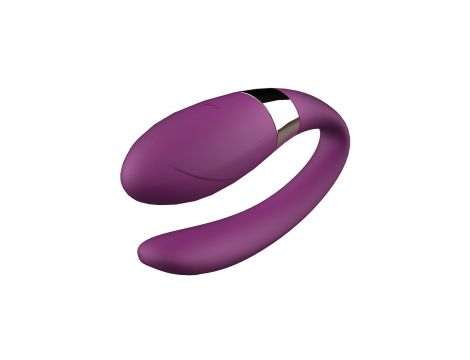 Stymulator VVibe fioletowy USB z pilotem B Series Smart - 2