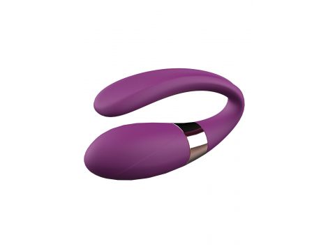 Stymulator VVibe fioletowy USB z pilotem B Series Smart - 3