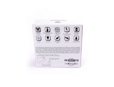 Stymulator VVibe fioletowy USB z pilotem B Series Smart - 8