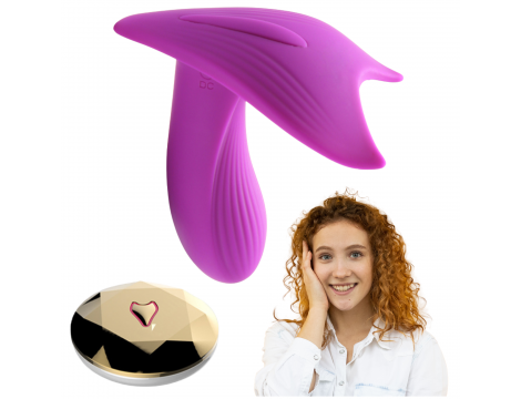 Stymulator majtkowy silikonowy USB 10 funkcji z ogrzewaniem B Series Fox