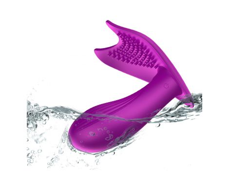 Stymulator majtkowy silikonowy USB 10 funkcji z ogrzewaniem B Series Fox - 4