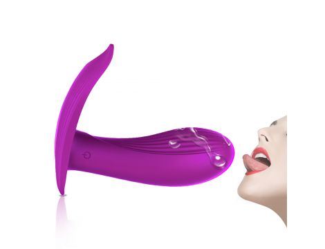 Stymulator majtkowy silikonowy USB 10 funkcji z ogrzewaniem B Series Fox - 6
