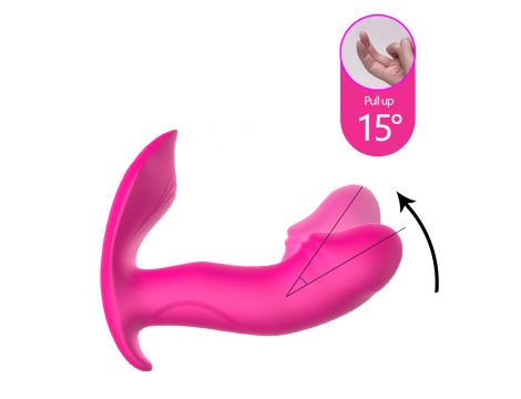 Wibrator analny silikonowy do majtek pulsator z ogrzewaniem USB Fox - 5