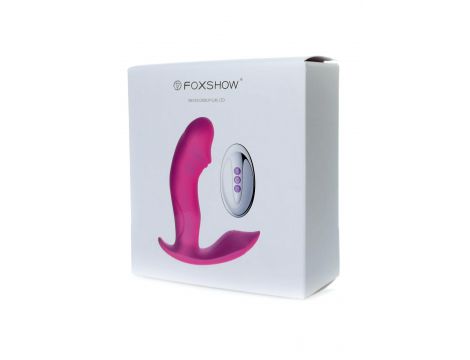 Wibrator analny silikonowy do majtek pulsator z ogrzewaniem USB Fox - 4