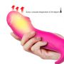 Wibrator analny silikonowy do majtek pulsator z ogrzewaniem USB Fox - 9
