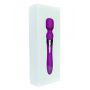 Stymulator silikonowy podwójny B Series Fox fioletowy USB - 15