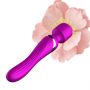 Stymulator silikonowy podwójny B Series Fox fioletowy USB - 17