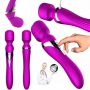 Stymulator silikonowy podwójny B Series Fox fioletowy USB - 4