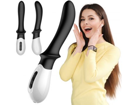 Wibrator silikonowy do prostaty i punktu G B Series Fox USB grzejący - 2