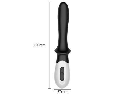 Wibrator silikonowy do prostaty i punktu G B Series Fox USB grzejący - 9