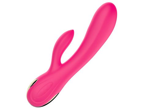 Silikonowy wibrator USB 7 funkcji z boosterem i ogrzewaniem