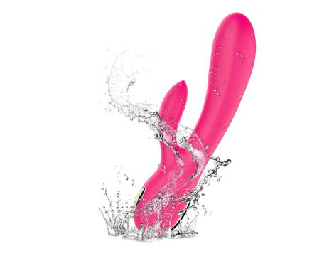 Silikonowy wibrator USB 7 funkcji z boosterem i ogrzewaniem - 4