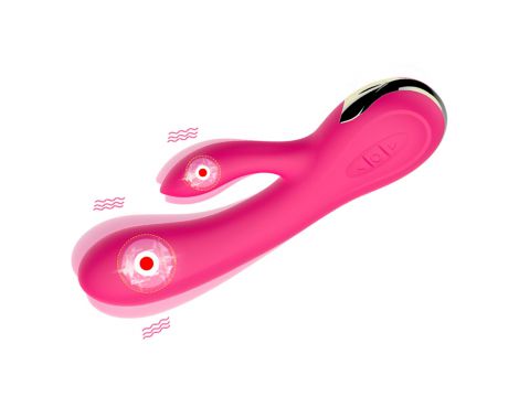 Silikonowy wibrator USB 7 funkcji z boosterem i ogrzewaniem - 13