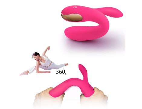 Silikonowy wibrator USB 7 funkcji z boosterem i ogrzewaniem - 15