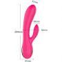 Silikonowy wibrator USB 7 funkcji z boosterem i ogrzewaniem - 4