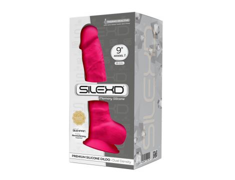 Dildo realistyczne silikonowe Alive SD Model 1 różowe 23 cm - 2