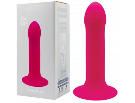 Dildo analne Hitsens 2 różowe silikonowe 17 cm Adrien Lastic