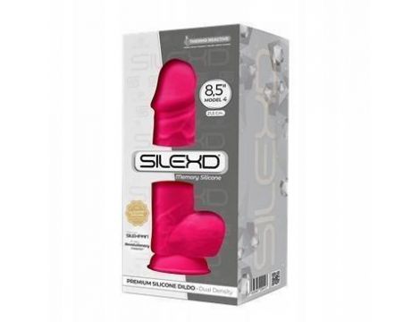 Dildo realistyczne Silexd Model 4 różowy 8,5" - 2