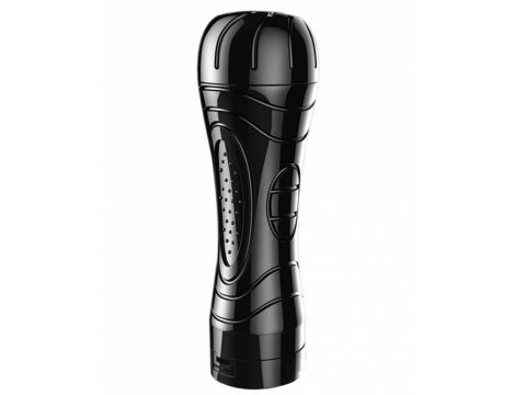 Naścienny masturbator wibrujący Power Escorts Quickies czarny 25 cm