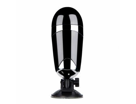 Masturbator wibrujący Randy Sandy montowany na ścianie czarny 22 cm - 6